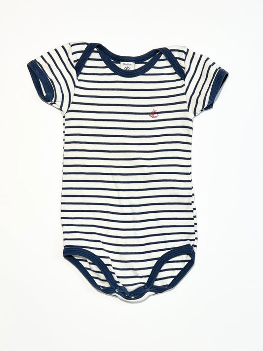Ribbed striped bodysuit - Size 1