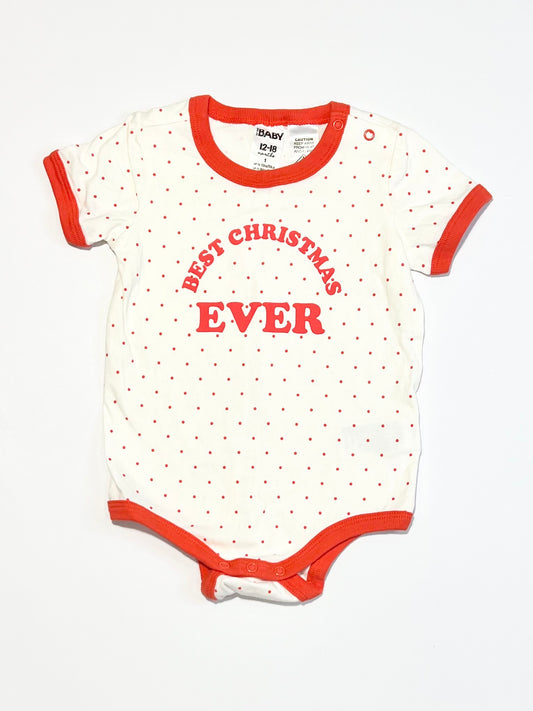 Best Christmas ever bodysuit - Size 1