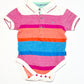 Striped polo bodysuit - Size 1