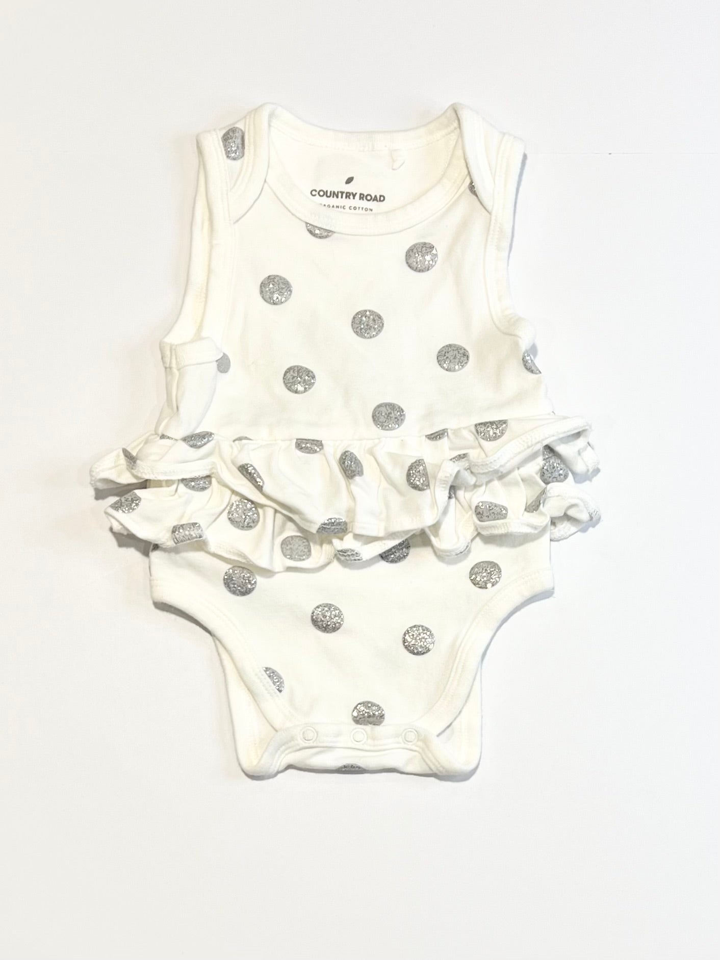 Spotty ruffle bodysuit - Size 00