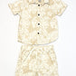 Tan leafy set - Size 1