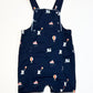 Navy woven shortalls - Size 1