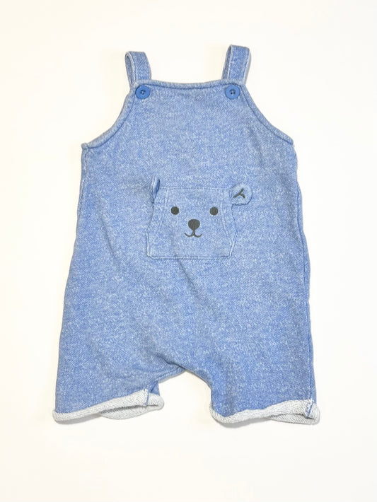 Terry bear shortalls - Size 1