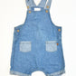 Chambray shortalls - Size 1