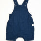 Navy muslin shortalls - Size 1
