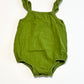 Green muslin romper - Size 00