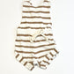 Striped bamboo romper - Size 00