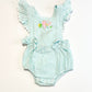 Seersucker bird romper - Size 00