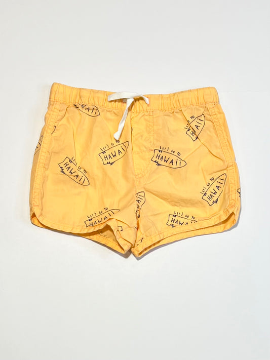 Orange cotton shorts - Size 1