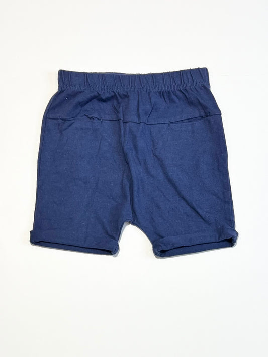 Navy jersey shorts - Size 1