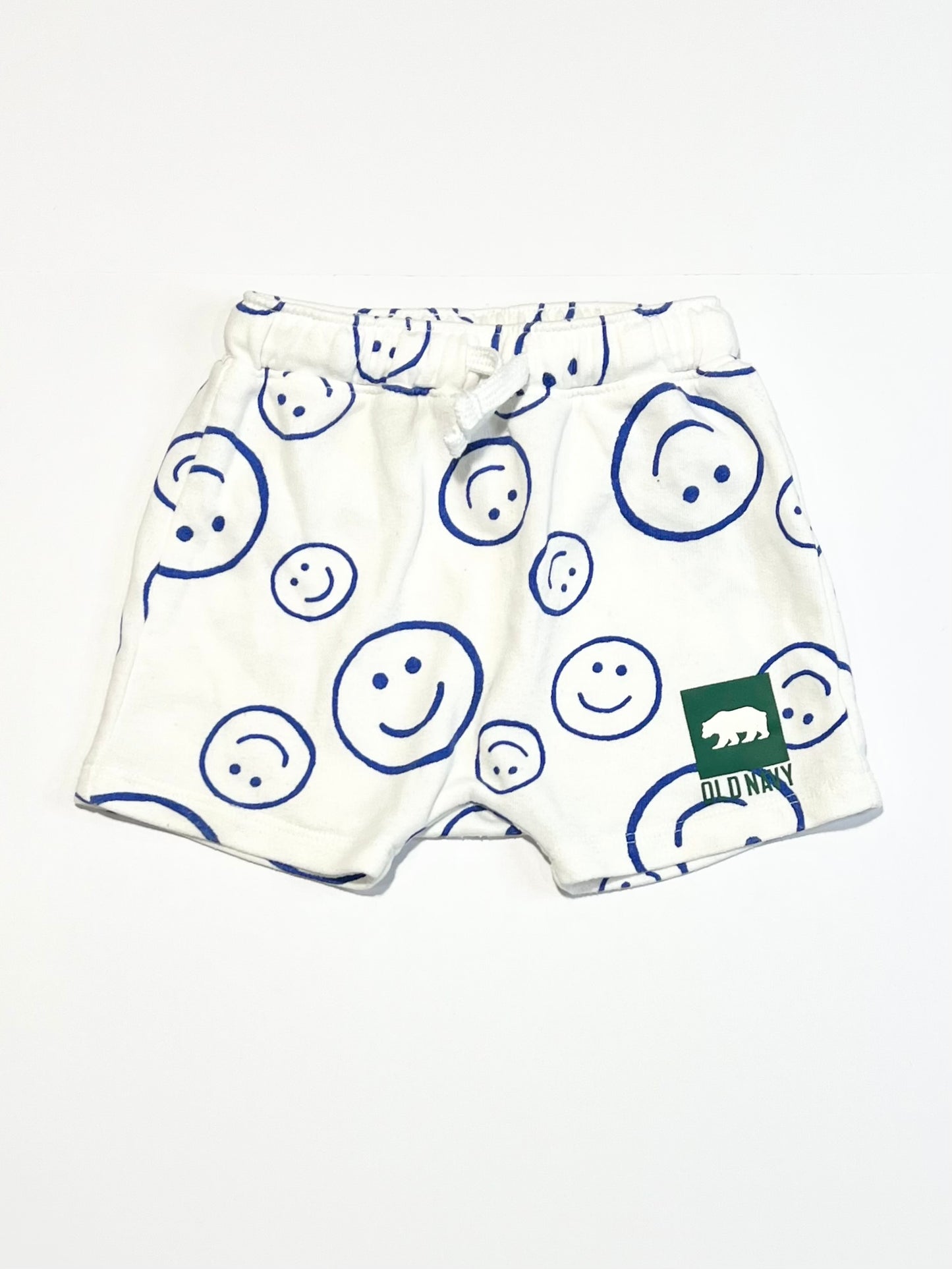 Smiley face sweat shorts - Size 1