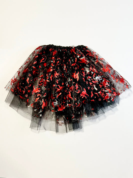 Halloween tulle skirt - Size 3-4