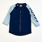 Blue zip rashie - Size 000