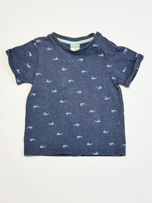 Blue whale tee - Size 1