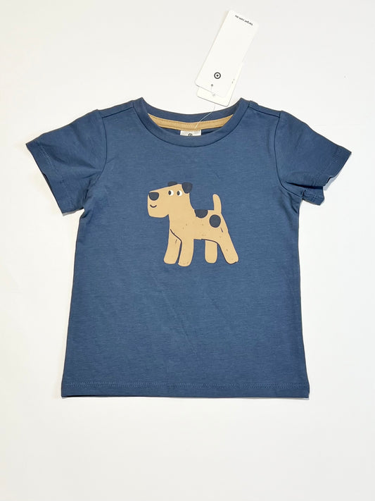 Navy dog tee brand new - Size 1