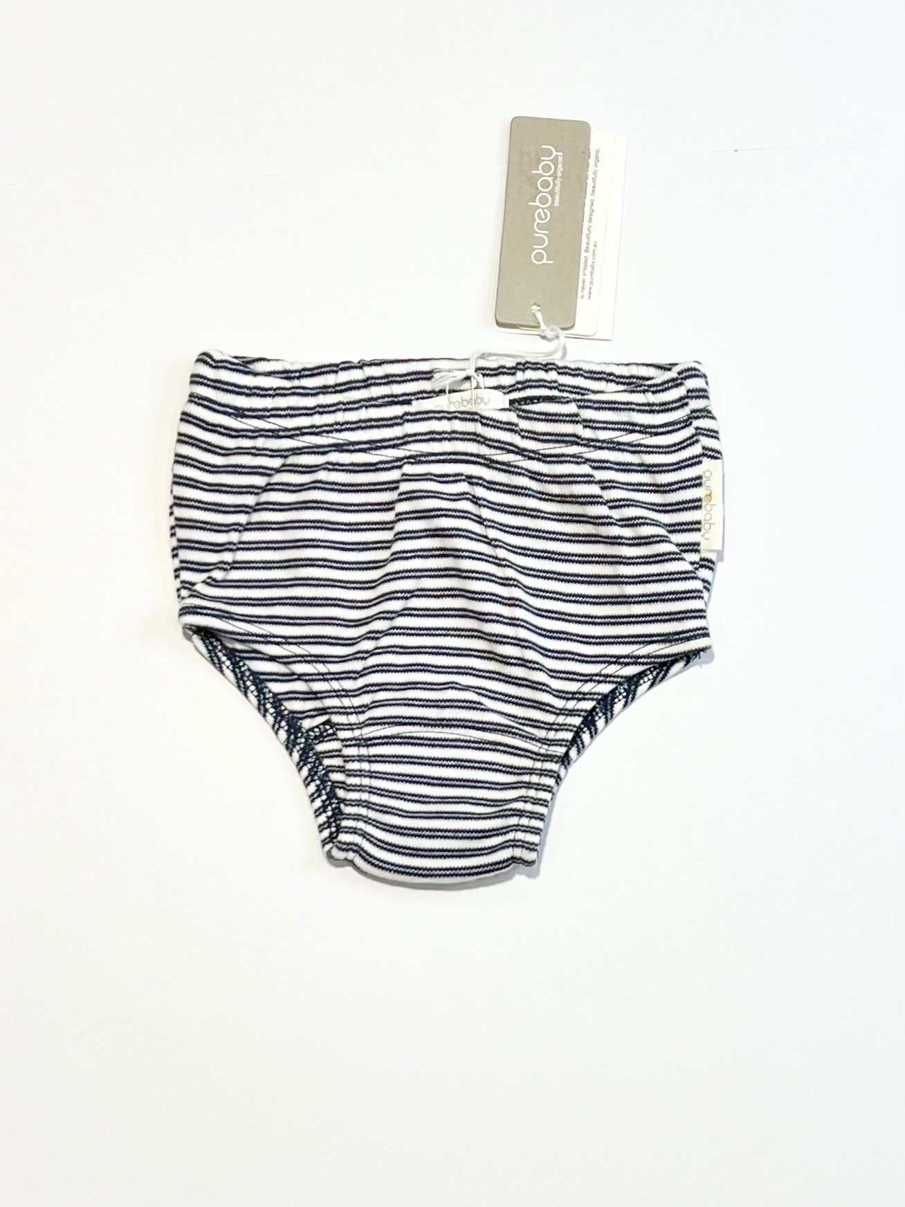 Striped nappy cover brand new - Size 000