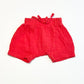 Red muslin shorts - Size 000