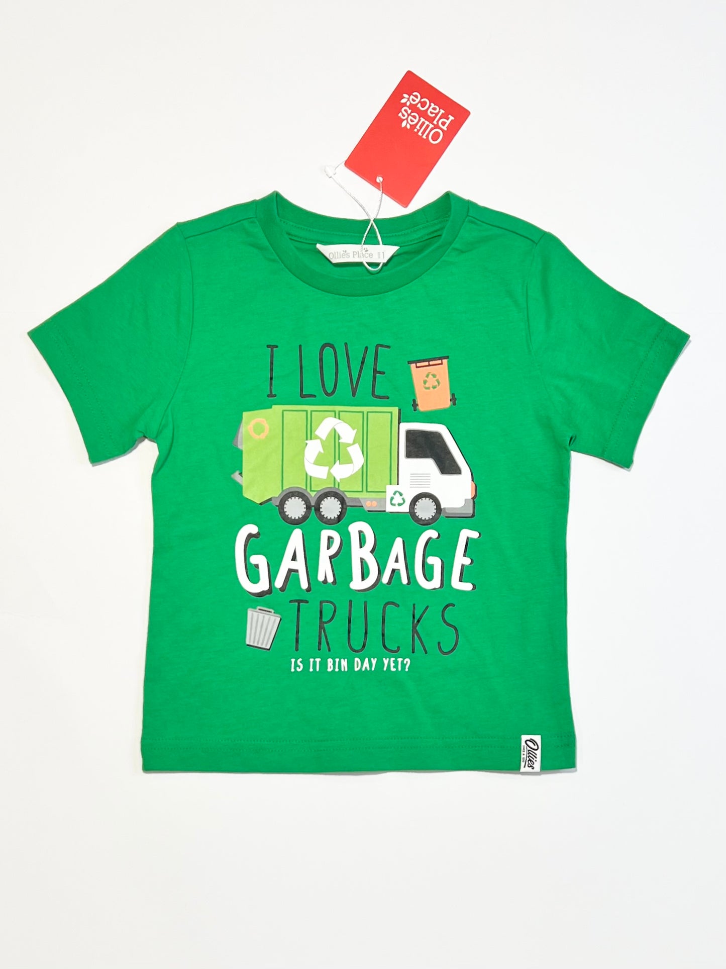 Garbage truck tee brand new - Size 1