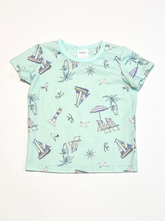 Green nautical tee - Size 1