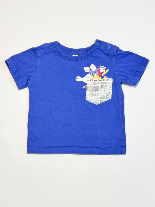 Blue chippies tee - Size 1