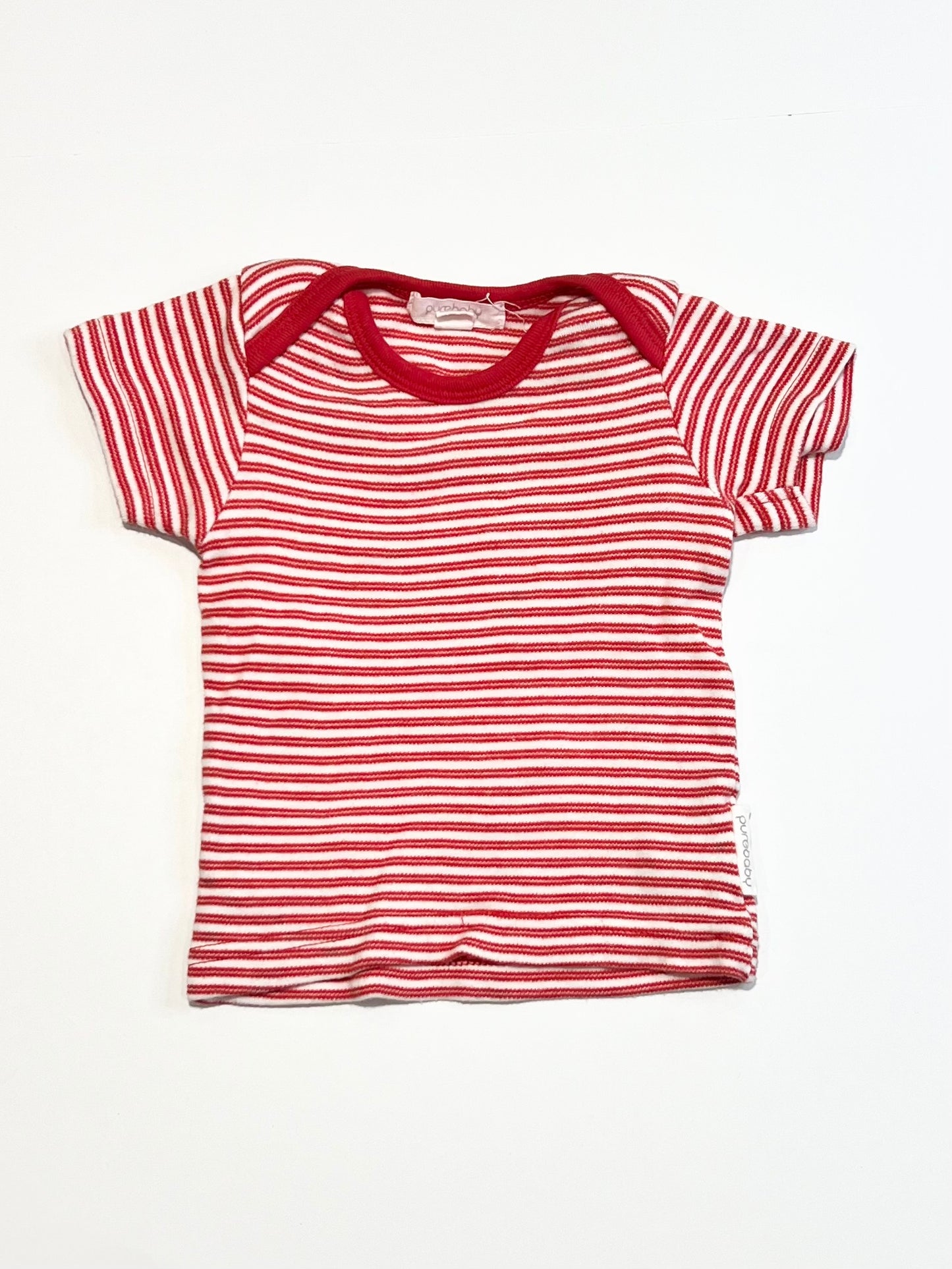 Red striped tee - Size 000