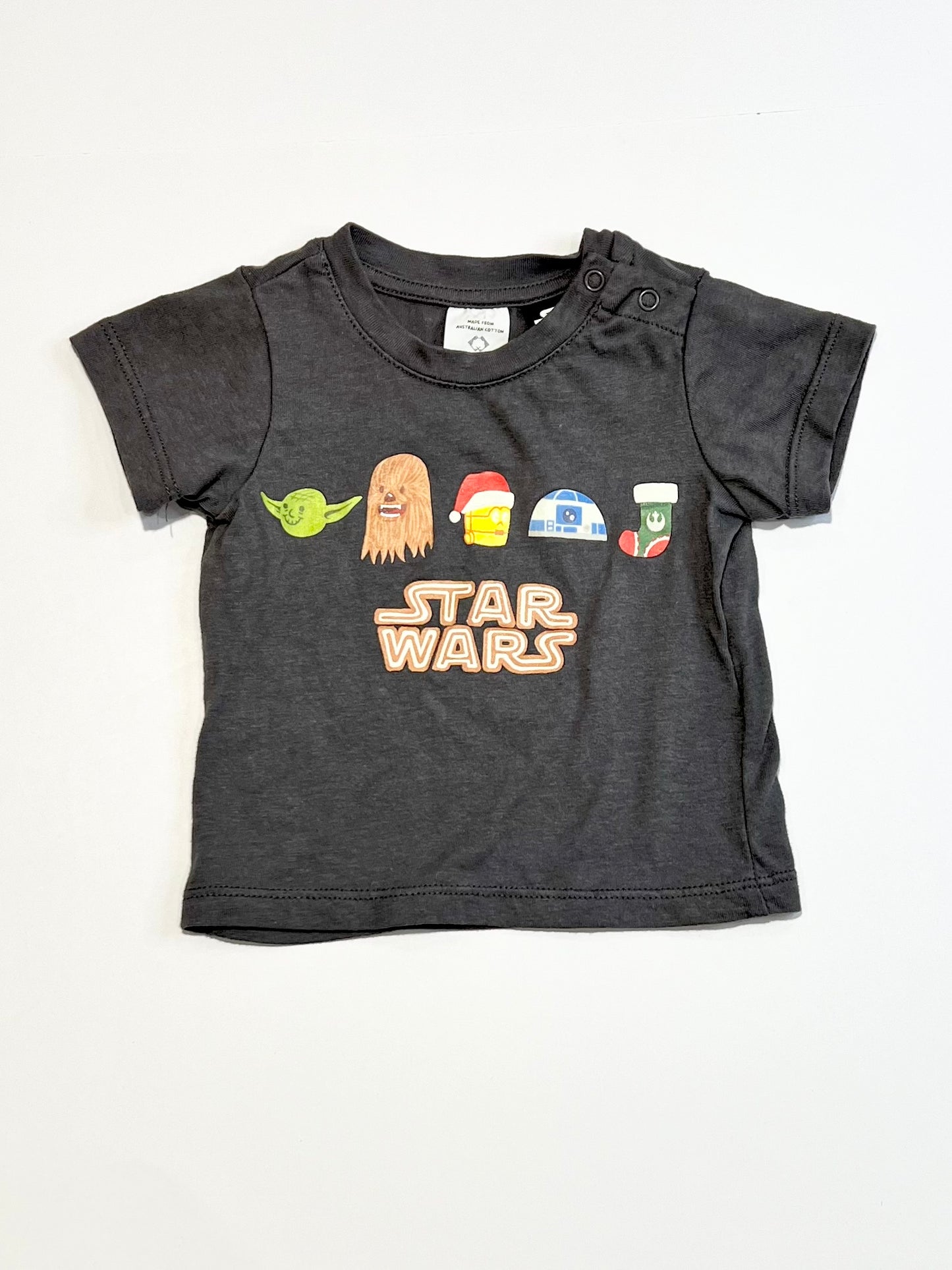 Christmas Star Wars tee - Size 000