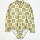Checkered sun surf suit - Size 1
