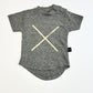 Grey X tee - Size 000