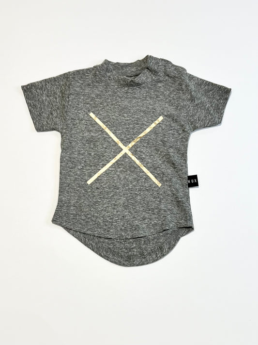 Grey X tee - Size 000