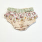 Ruffle birds nappy cover - Size 1