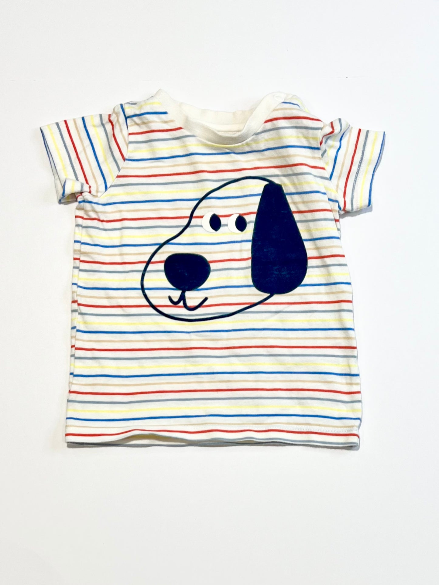 Striped dog tee - Size 000