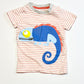 Striped chameleon tee - Size 000