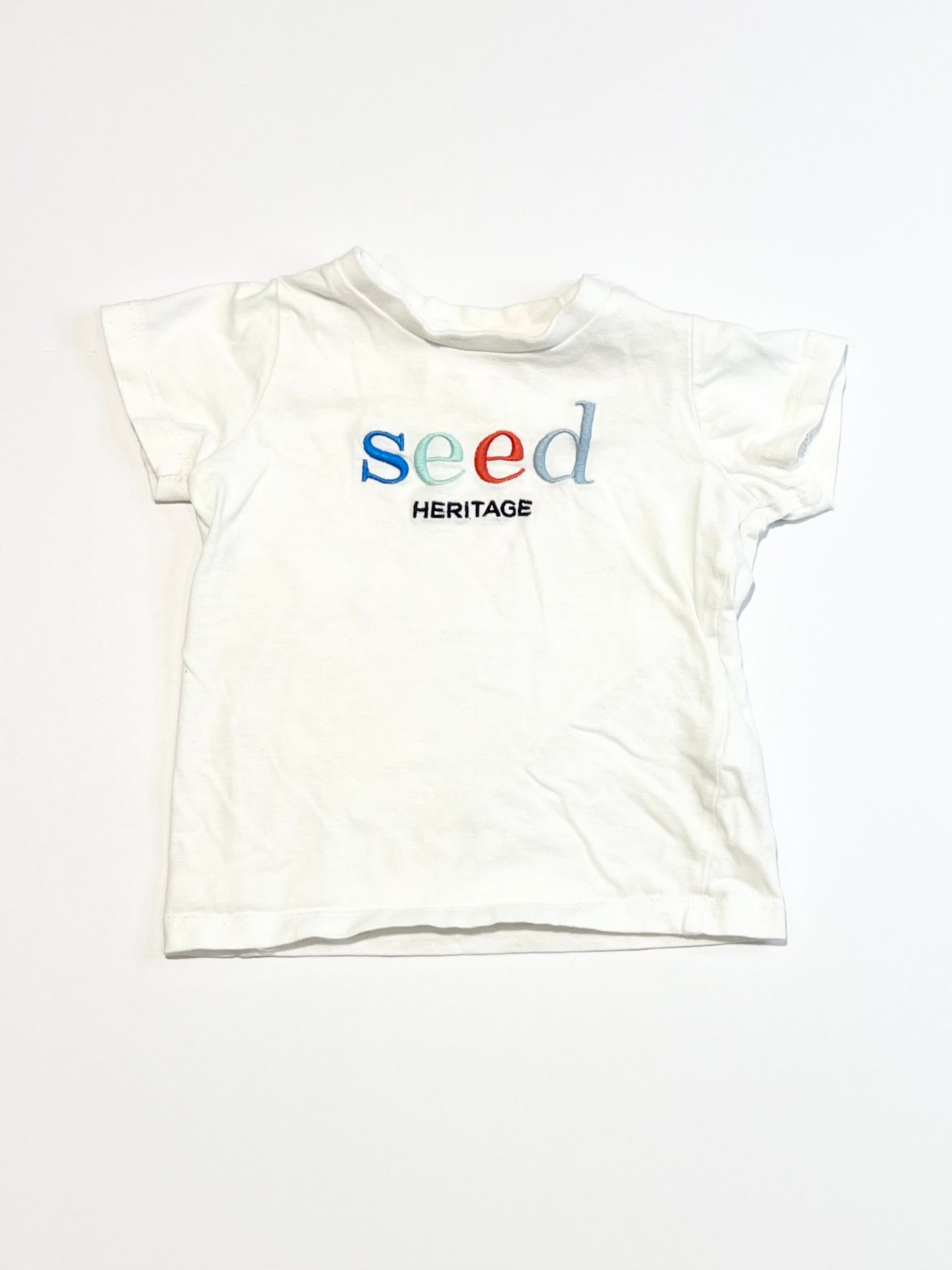 White logo tee - Size 000