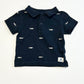 Navy sharks polo - Size 000