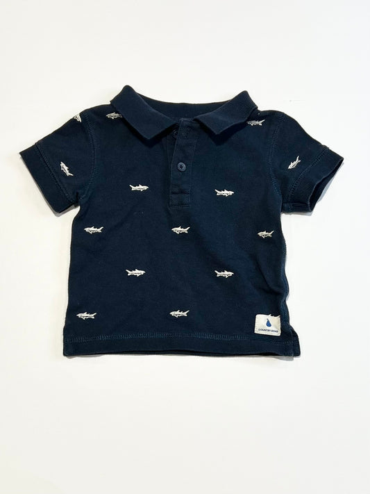 Navy sharks polo - Size 000