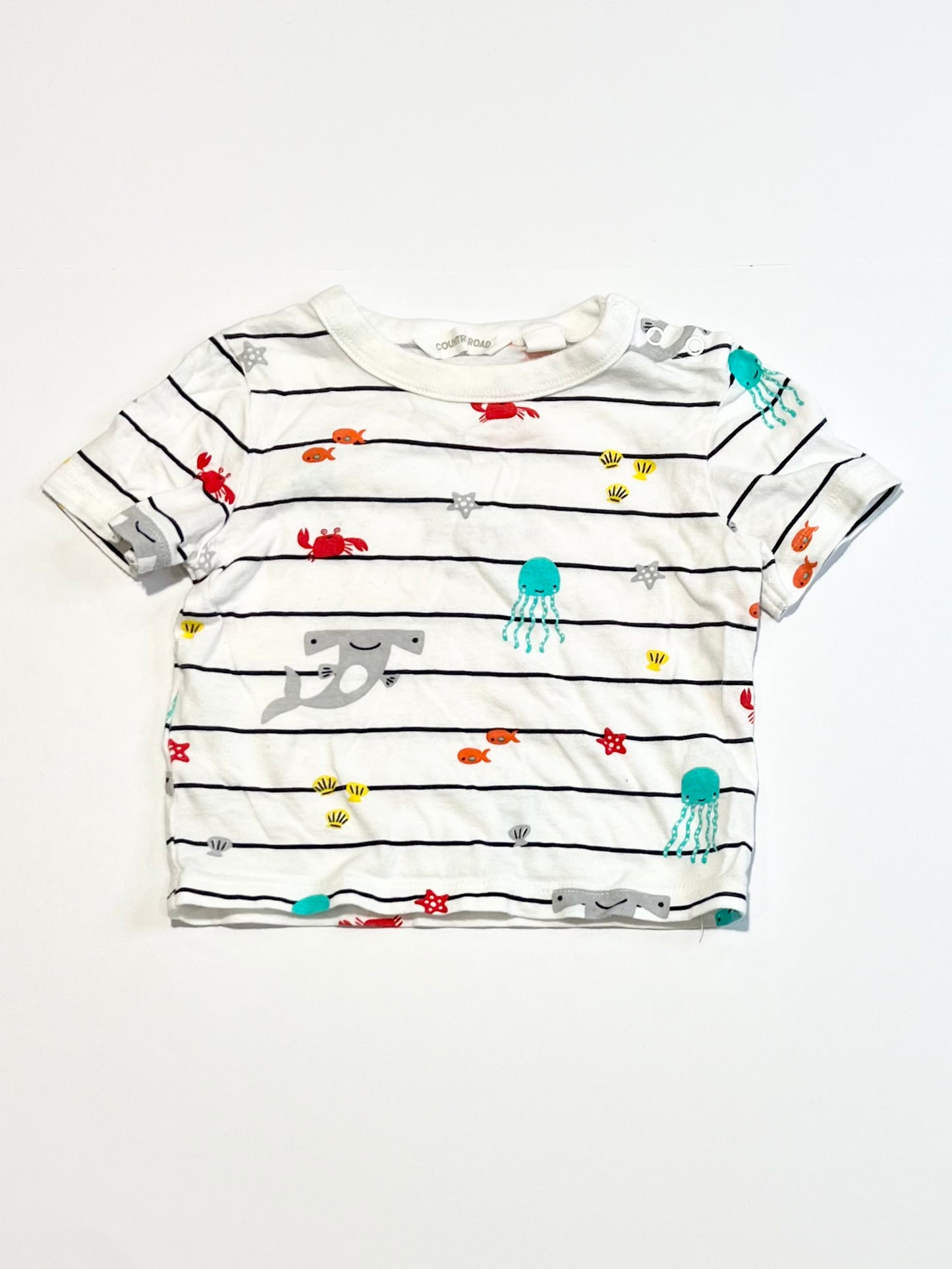 Sea creatures tee - Size 000