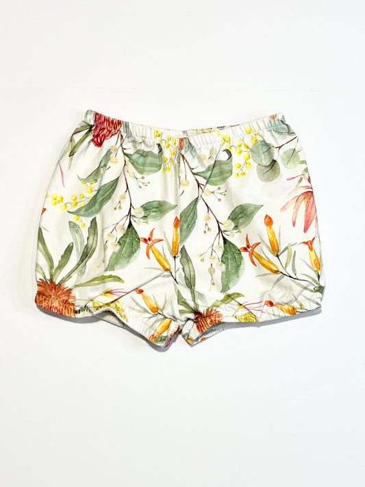 Leafy jersey shorties - Size 1-2