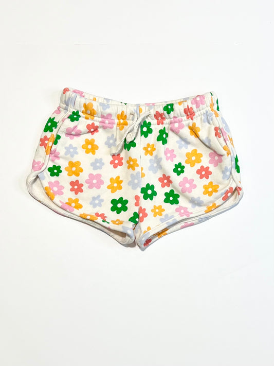 Floral sweat shorts - Size 1