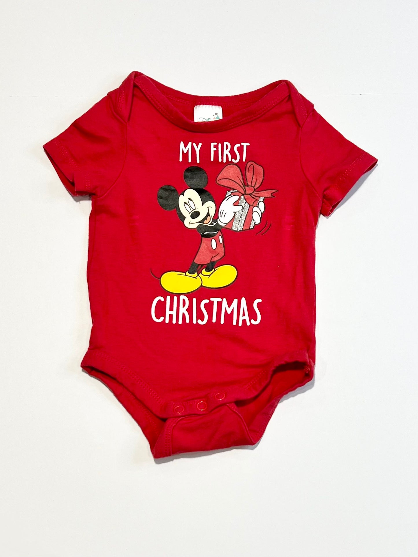 Christmas Mickey bodysuit - Size 000