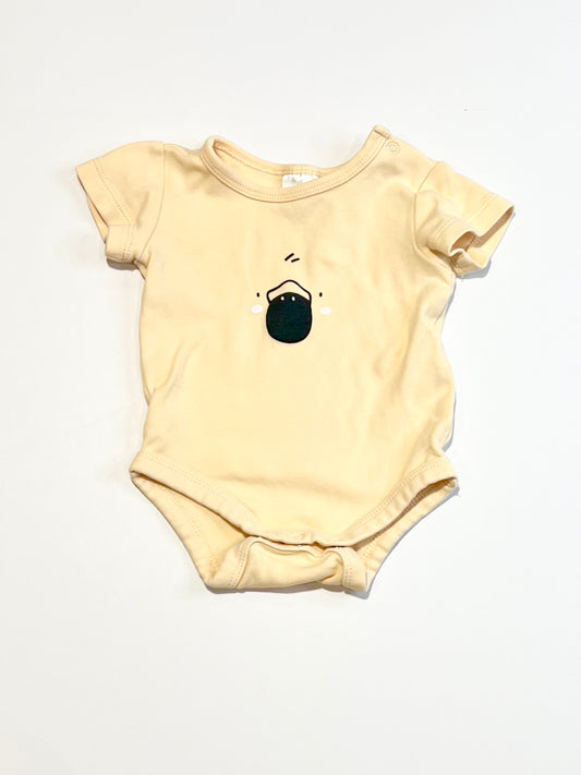 Orange platypus bodysuit - Size 000