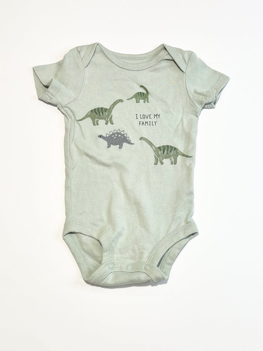 Green dino bodysuit - Size 000