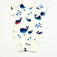 Whales bodysuit - Size 000