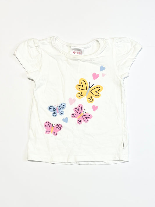 Butterflies tee- Size 1