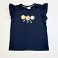Navy flowers tee - Size 1