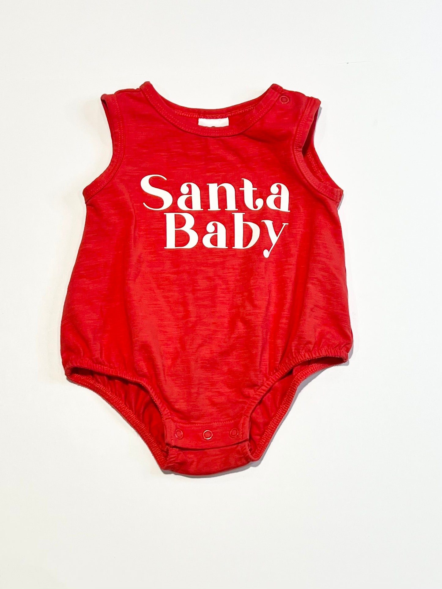 Santa Baby bubble bodysuit - Size 000