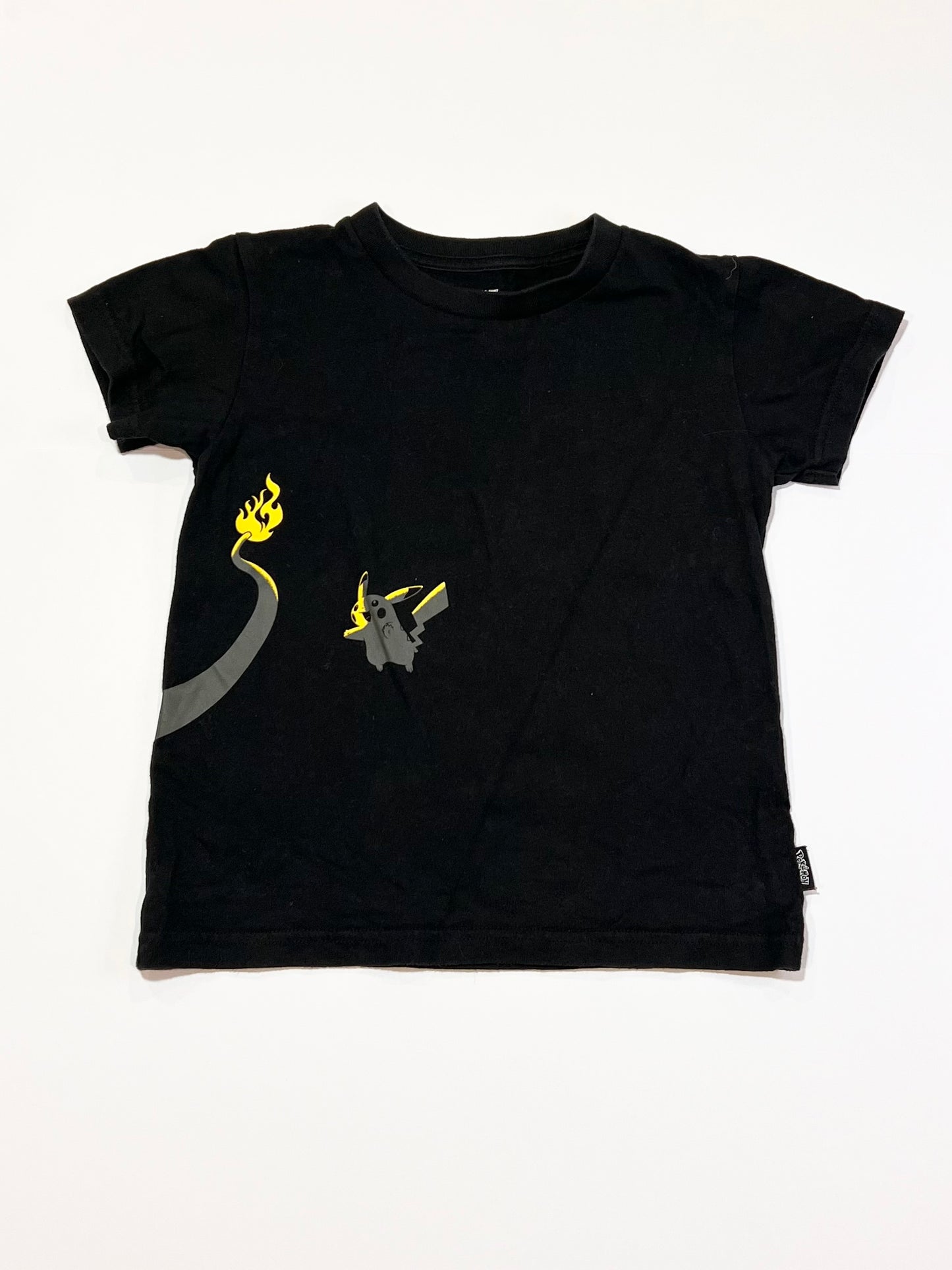 Black Pikachu tee - Size 3-4