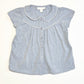 Blue collared top - Size 1