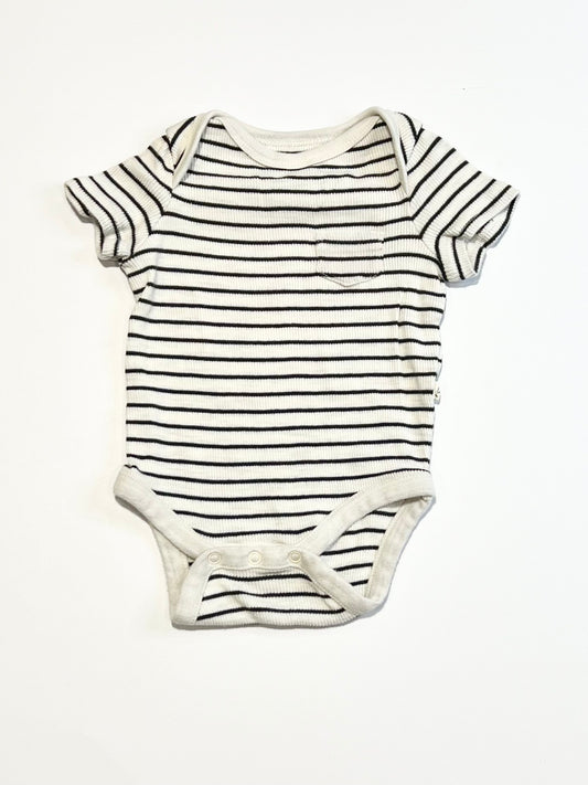 Striped ribbed bodysuit - Size 000