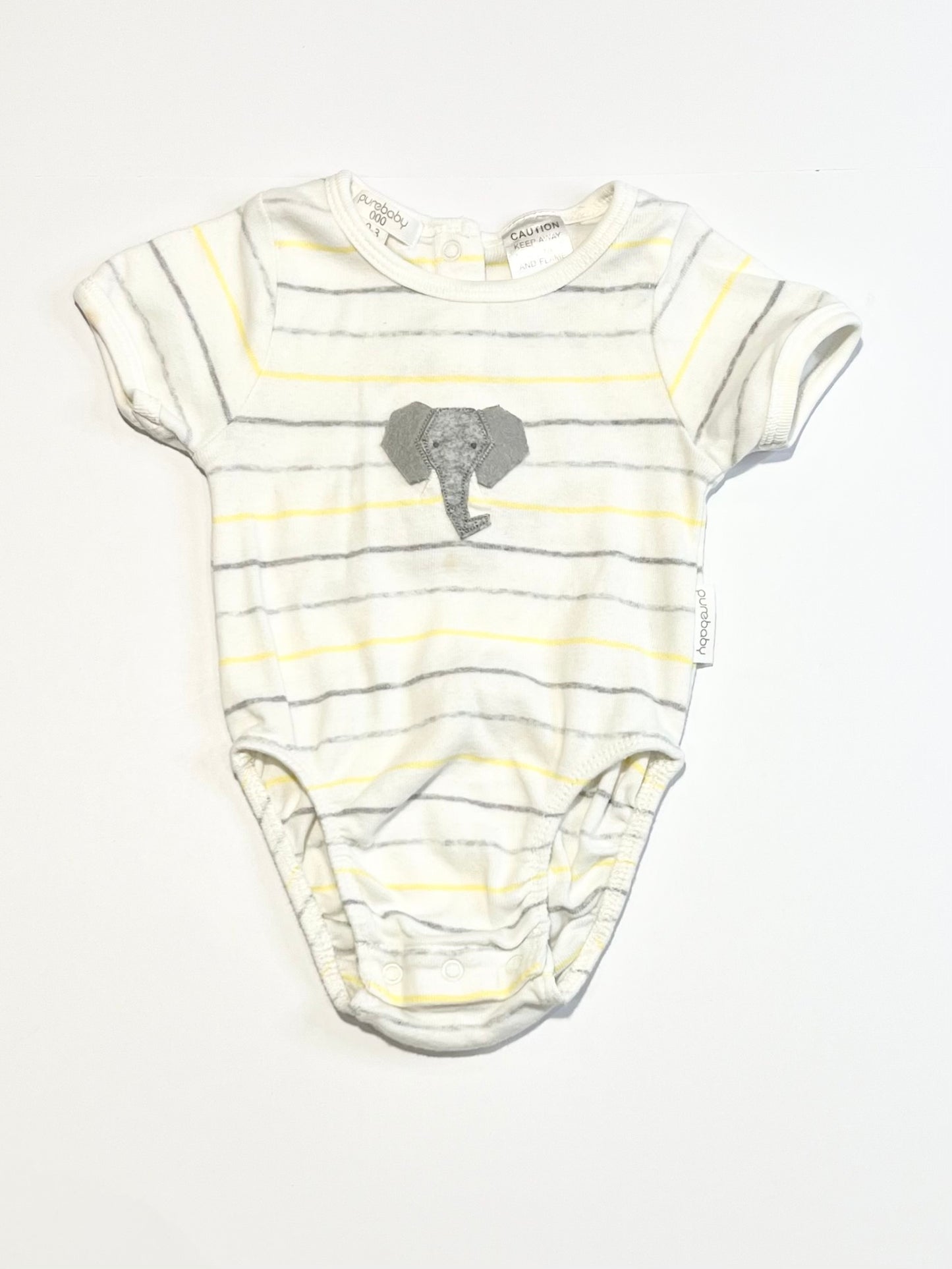 Ribbed elephant bodysuit - Size 000