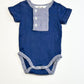 Blue striped bodysuit - Size 000